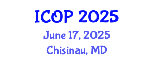 International Conference on Optics and Photonics (ICOP) June 17, 2025 - Chisinau, Republic of Moldova