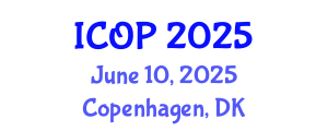 International Conference on Optics and Photonics (ICOP) June 10, 2025 - Copenhagen, Denmark