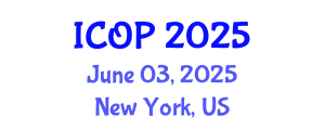 International Conference on Optics and Photonics (ICOP) June 03, 2025 - New York, United States