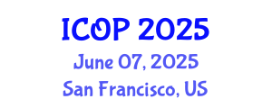 International Conference on Optics and Photonics (ICOP) June 07, 2025 - San Francisco, United States