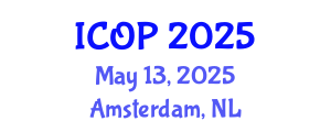 International Conference on Optics and Photonics (ICOP) May 13, 2025 - Amsterdam, Netherlands