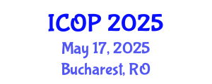 International Conference on Optics and Photonics (ICOP) May 17, 2025 - Bucharest, Romania