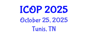 International Conference on Optics and Photonics (ICOP) October 25, 2025 - Tunis, Tunisia