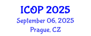 International Conference on Optics and Photonics (ICOP) September 06, 2025 - Prague, Czechia