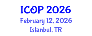 International Conference on Optics and Photonics (ICOP) February 12, 2026 - Istanbul, Turkey International Conference on Optics and Photonics (ICOP) February 12, 2026 - Istanbul, Turkey