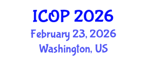 International Conference on Optics and Photonics (ICOP) February 23, 2026 - Washington, United States International Conference on Optics and Photonics (ICOP) February 23, 2026 - Washington, United States