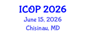International Conference on Optics and Photonics (ICOP) June 15, 2026 - Chisinau, Republic of Moldova International Conference on Optics and Photonics (ICOP) June 15, 2026 - Chisinau, Republic of Moldova