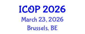 International Conference on Optics and Photonics (ICOP) March 23, 2026 - Brussels, Belgium International Conference on Optics and Photonics (ICOP) March 23, 2026 - Brussels, Belgium