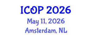 International Conference on Optics and Photonics (ICOP) May 11, 2026 - Amsterdam, Netherlands International Conference on Optics and Photonics (ICOP) May 11, 2026 - Amsterdam, Netherlands