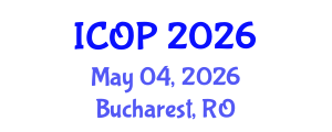 International Conference on Optics and Photonics (ICOP) May 04, 2026 - Bucharest, Romania International Conference on Optics and Photonics (ICOP) May 04, 2026 - Bucharest, Romania