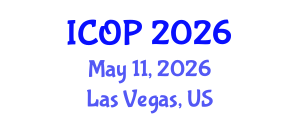International Conference on Optics and Photonics (ICOP) May 11, 2026 - Las Vegas, United States International Conference on Optics and Photonics (ICOP) May 11, 2026 - Las Vegas, United States