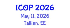 International Conference on Optics and Photonics (ICOP) May 11, 2026 - Tallinn, Estonia International Conference on Optics and Photonics (ICOP) May 11, 2026 - Tallinn, Estonia