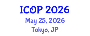 International Conference on Optics and Photonics (ICOP) May 25, 2026 - Tokyo, Japan