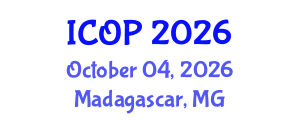 International Conference on Optics and Photonics (ICOP) October 04, 2026 - Madagascar, Madagascar International Conference on Optics and Photonics (ICOP) October 04, 2026 - Madagascar, Madagascar