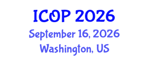 International Conference on Optics and Photonics (ICOP) September 16, 2026 - Washington, United States International Conference on Optics and Photonics (ICOP) September 16, 2026 - Washington, United States