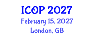 International Conference on Optics and Photonics (ICOP) February 15, 2027 - London, United Kingdom International Conference on Optics and Photonics (ICOP) February 15, 2027 - London, United Kingdom