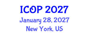 International Conference on Optics and Photonics (ICOP) January 28, 2027 - New York, United States International Conference on Optics and Photonics (ICOP) January 28, 2027 - New York, United States