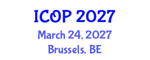 International Conference on Optics and Photonics (ICOP) March 24, 2027 - Brussels, Belgium International Conference on Optics and Photonics (ICOP) March 24, 2027 - Brussels, Belgium