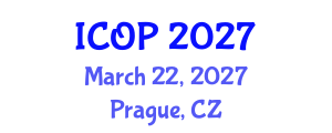 International Conference on Optics and Photonics (ICOP) March 22, 2027 - Prague, Czechia International Conference on Optics and Photonics (ICOP) March 22, 2027 - Prague, Czechia