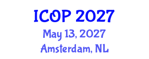 International Conference on Optics and Photonics (ICOP) May 13, 2027 - Amsterdam, Netherlands International Conference on Optics and Photonics (ICOP) May 13, 2027 - Amsterdam, Netherlands