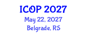 International Conference on Optics and Photonics (ICOP) May 22, 2027 - Belgrade, Serbia International Conference on Optics and Photonics (ICOP) May 22, 2027 - Belgrade, Serbia