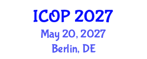 International Conference on Optics and Photonics (ICOP) May 20, 2027 - Berlin, Germany International Conference on Optics and Photonics (ICOP) May 20, 2027 - Berlin, Germany