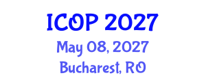 International Conference on Optics and Photonics (ICOP) May 08, 2027 - Bucharest, Romania International Conference on Optics and Photonics (ICOP) May 08, 2027 - Bucharest, Romania
