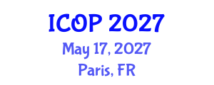 International Conference on Optics and Photonics (ICOP) May 17, 2027 - Paris, France International Conference on Optics and Photonics (ICOP) May 17, 2027 - Paris, France