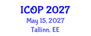 International Conference on Optics and Photonics (ICOP) May 15, 2027 - Tallinn, Estonia International Conference on Optics and Photonics (ICOP) May 15, 2027 - Tallinn, Estonia
