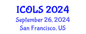 International Conference on Optics, Lasers and Spectroscopy (ICOLS) September 26, 2024 - San Francisco, United States