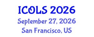 International Conference on Optics, Lasers and Spectroscopy (ICOLS) September 27, 2026 - San Francisco, United States