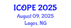 International Conference on Optics, Photonics and Electronics (ICOPE) August 09, 2025 - Lagos, Nigeria