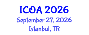 International Conference on Optimization Algorithms (ICOA) September 27, 2026 - Istanbul, Turkey