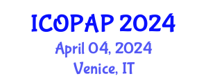 International Conference on Optoelectronics, Photonics and Applied Physics (ICOPAP) April 04, 2024 - Venice, Italy