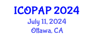 International Conference on Optoelectronics, Photonics and Applied Physics (ICOPAP) July 11, 2024 - Ottawa, Canada