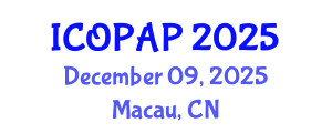 International Conference on Optoelectronics, Photonics and Applied Physics (ICOPAP) December 09, 2025 - Macau, China