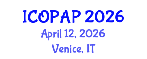 International Conference on Optoelectronics, Photonics and Applied Physics (ICOPAP) April 12, 2026 - Venice, Italy