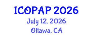 International Conference on Optoelectronics, Photonics and Applied Physics (ICOPAP) July 12, 2026 - Ottawa, Canada