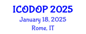 International Conference on Oral Dermatology and Oral Pathology (ICODOP) January 18, 2025 - Rome, Italy