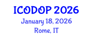 International Conference on Oral Dermatology and Oral Pathology (ICODOP) January 18, 2026 - Rome, Italy