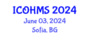 International Conference on Oral Health and Maxillofacial Surgery (ICOHMS) June 03, 2024 - Sofia, Bulgaria