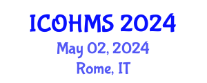 International Conference on Oral Health and Maxillofacial Surgery (ICOHMS) May 02, 2024 - Rome, Italy