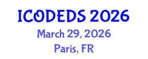 International Conference on Ordinary Differential Equations and Dynamical Systems (ICODEDS) March 29, 2026 - Paris, France