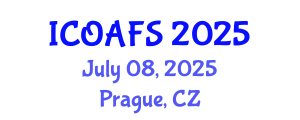 International Conference on Organic Agriculture and Food Security (ICOAFS) July 08, 2025 - Prague, Czechia