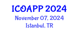 International Conference on Organic Agriculture and Plant Protection (ICOAPP) November 07, 2024 - Istanbul, Turkey