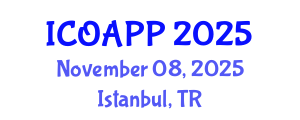 International Conference on Organic Agriculture and Plant Protection (ICOAPP) November 08, 2025 - Istanbul, Turkey