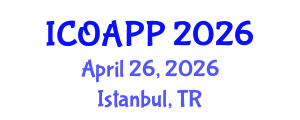 International Conference on Organic Agriculture and Plant Protection (ICOAPP) April 26, 2026 - Istanbul, Turkey