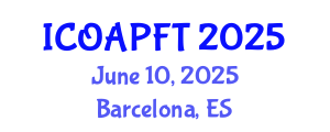 International Conference on Organic Agriculture and Poultry Farming Technologies (ICOAPFT) June 10, 2025 - Barcelona, Spain