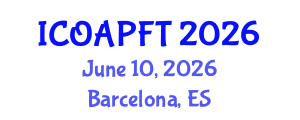 International Conference on Organic Agriculture and Poultry Farming Technologies (ICOAPFT) June 10, 2026 - Barcelona, Spain