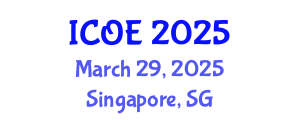 International Conference on Organic Electronics (ICOE) March 29, 2025 - Singapore, Singapore